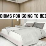 Idioms for Going to Bed