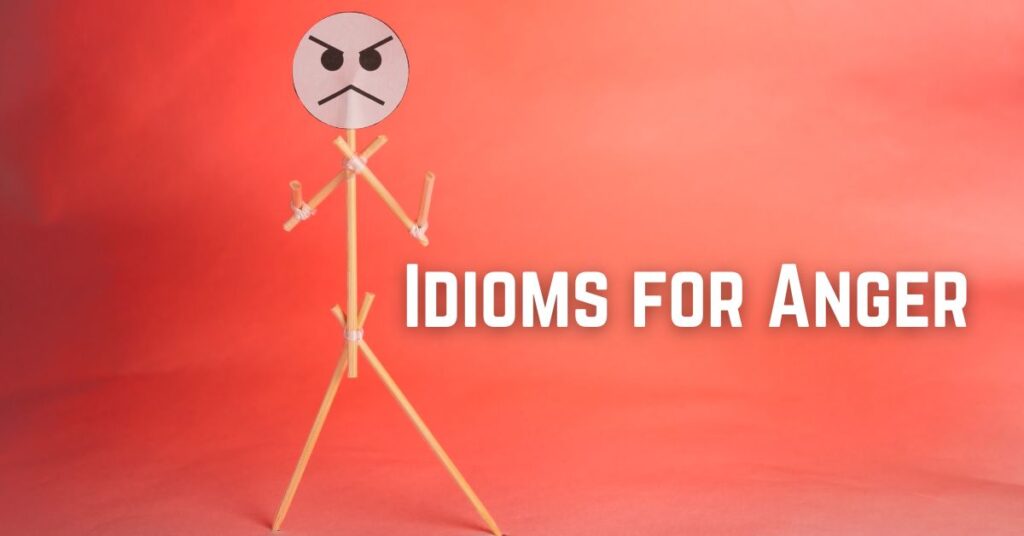 Idioms for Anger